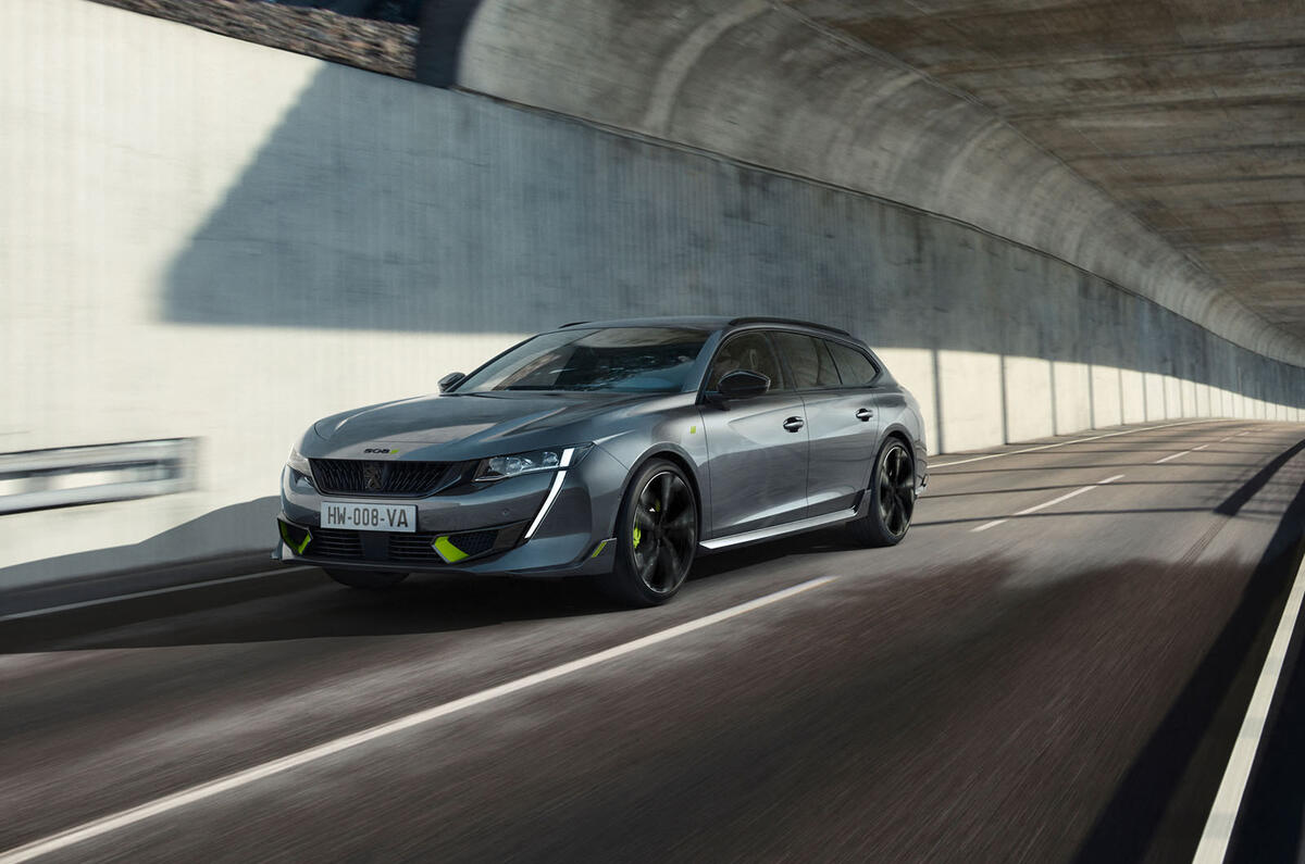 Peugeot 508 PSE estate official images - on road Peugeot 508 PSE estate official images - on road