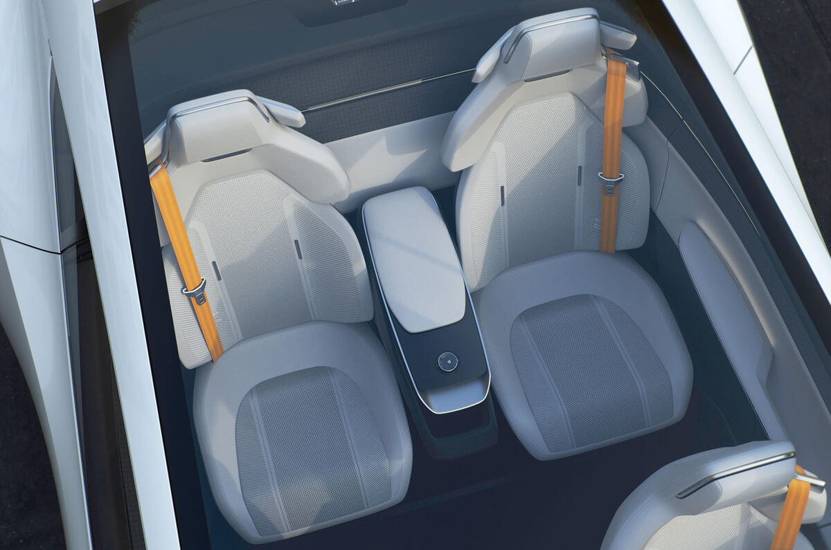 Polestar Precept concept official images - rear seats Polestar Precept concept official images - rear seats