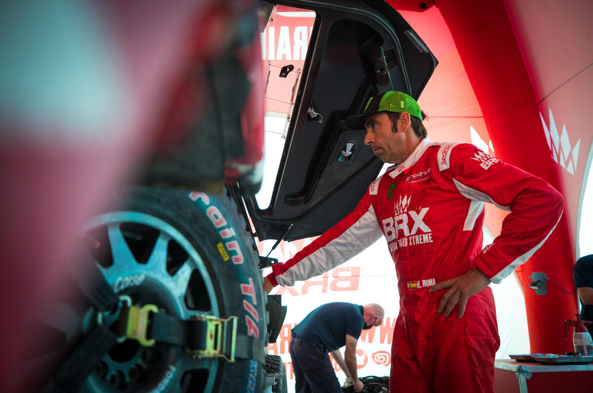 Prodrive BRX T1 in the desert - prep Prodrive BRX T1 in the desert - prep