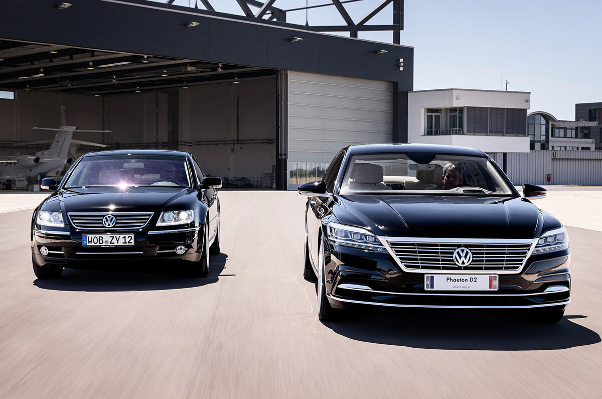 91 volkswagen phaeton d2 and volkswagen phaeton d1 front tracking