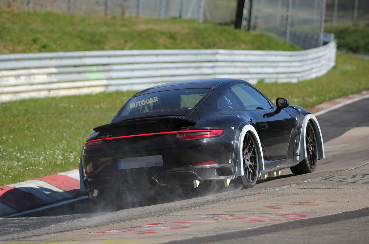 Next Porsche 911 spotted testing at Nürburgring
