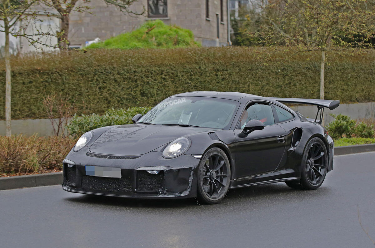 Porsche 911 GT3 RS mule