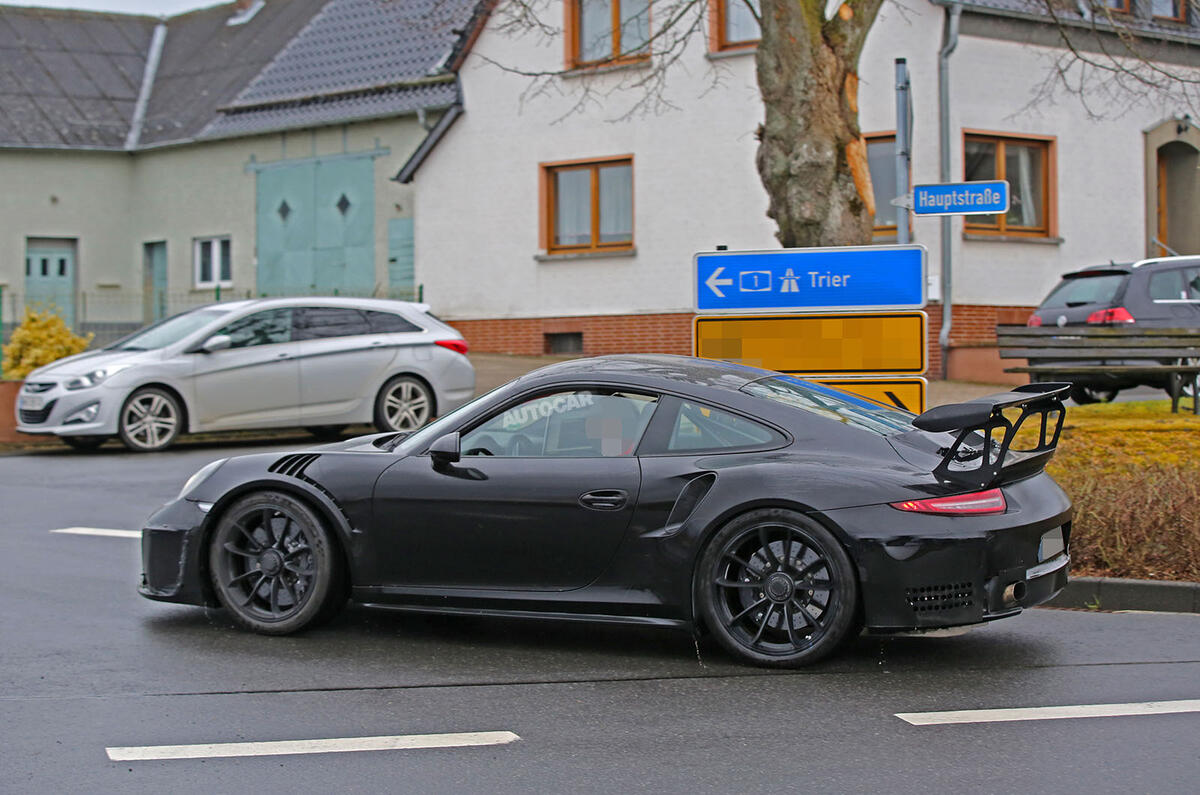 Porsche 911 GT3 RS mule
