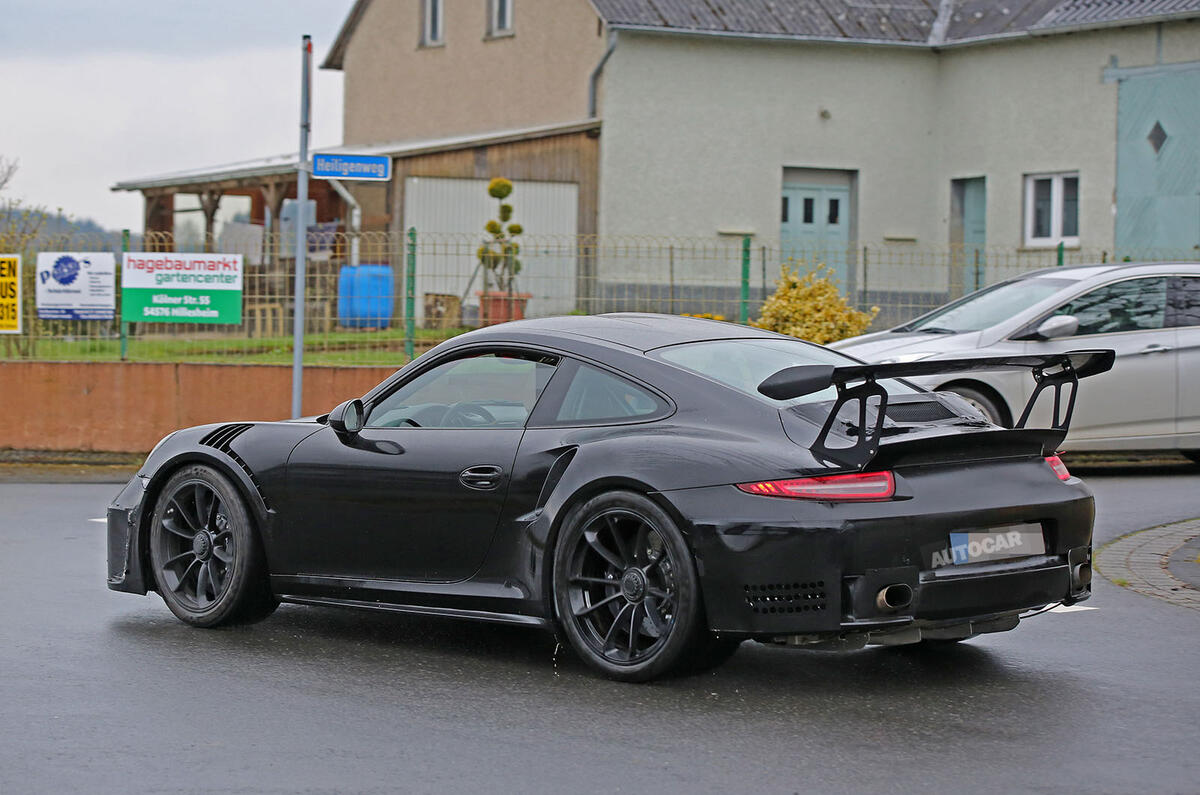 Porsche 911 GT3 RS mule