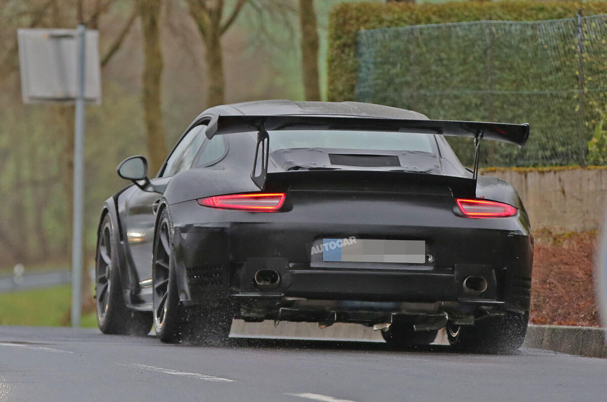 Porsche 911 GT3 RS mule