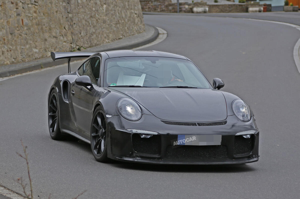 Porsche 911 GT3 RS mule