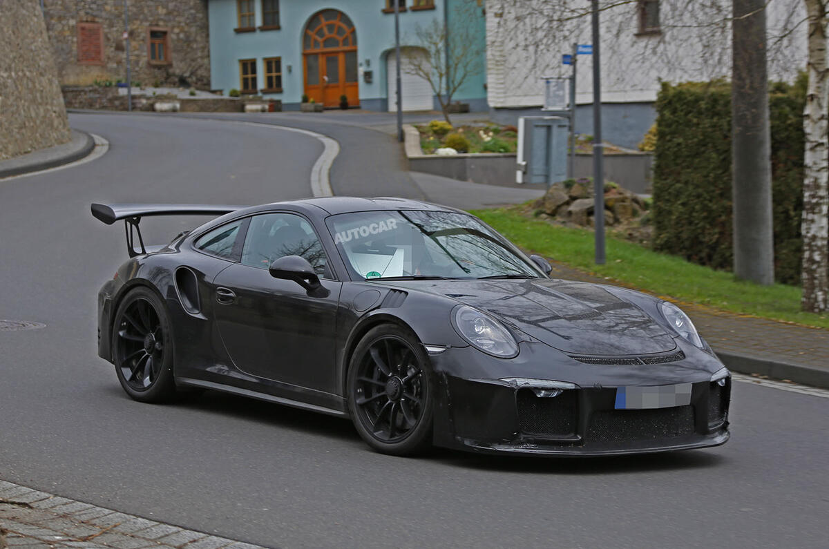 Porsche 911 GT3 RS mule