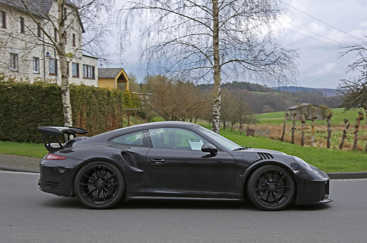 Porsche 911 GT3 RS mule
