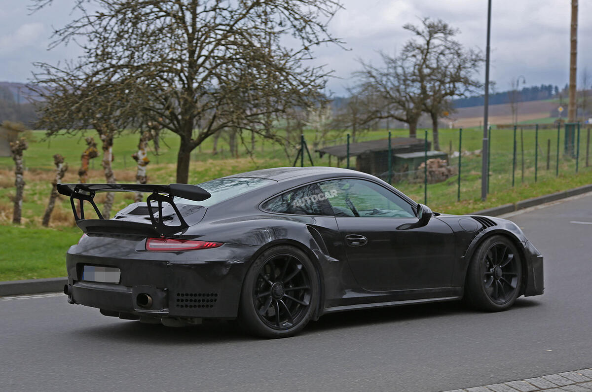 Porsche 911 GT3 RS mule