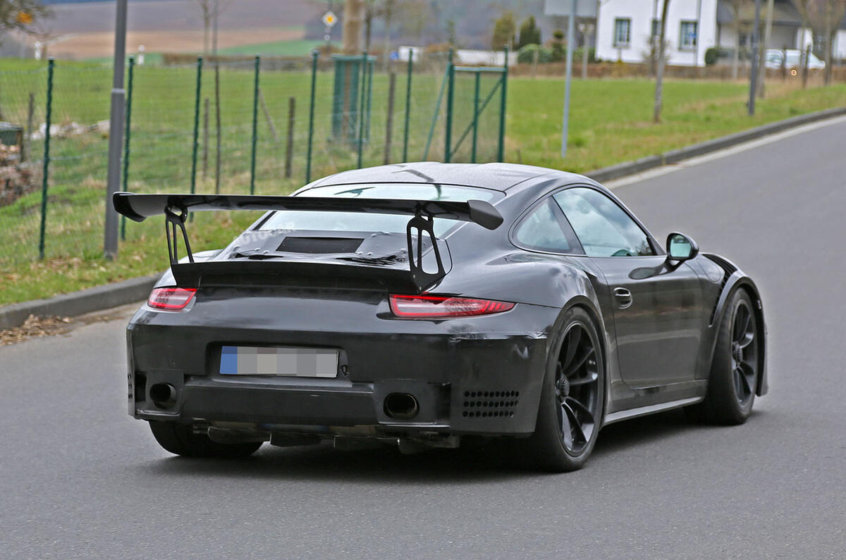 Porsche 911 GT3 RS mule