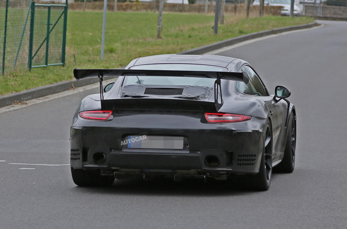 Porsche 911 GT3 RS mule
