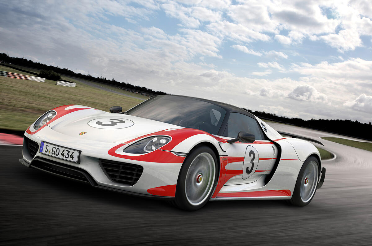 Porsche 918 Spyder Weissach edition