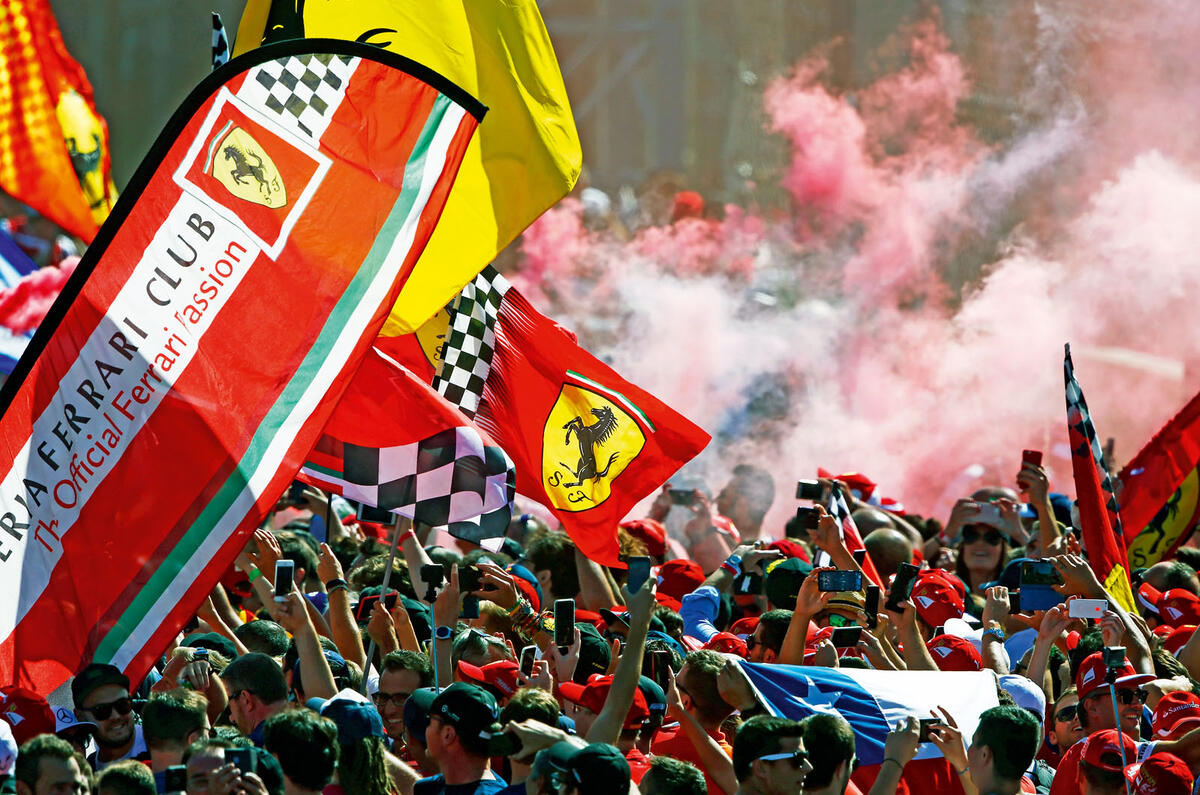 Autocar fixes Formula One - Ferrari crowd