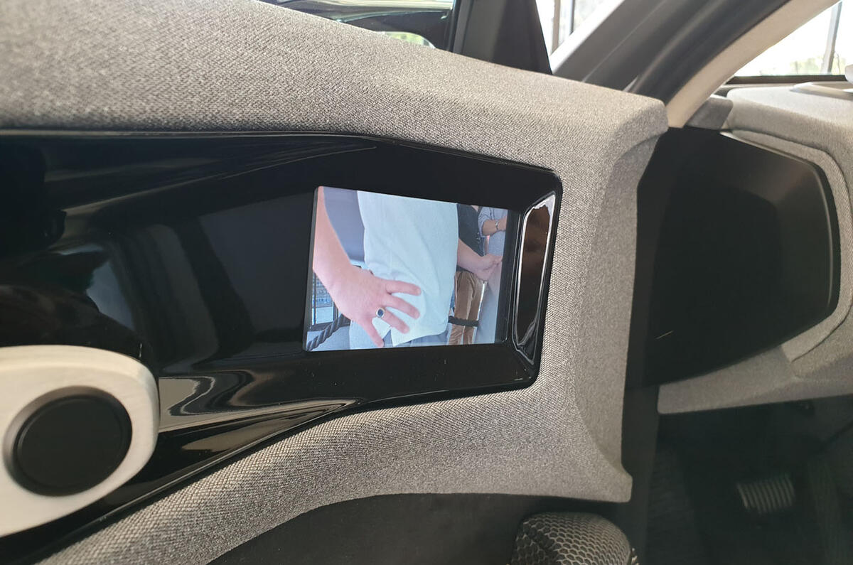 Lightyear One at Goodwood 2019 - mirror camera screens