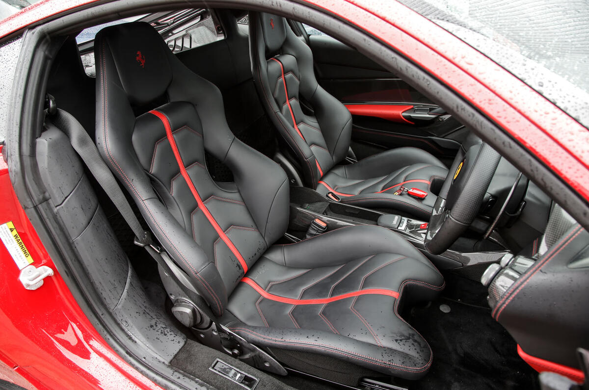 Ferrari 488 GTB rewind - seats Ferrari 488 GTB rewind - seats