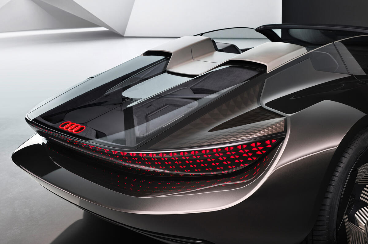 92 Audi Sky sphere concept 2021 rear end 92 Audi Sky sphere concept 2021 rear end
