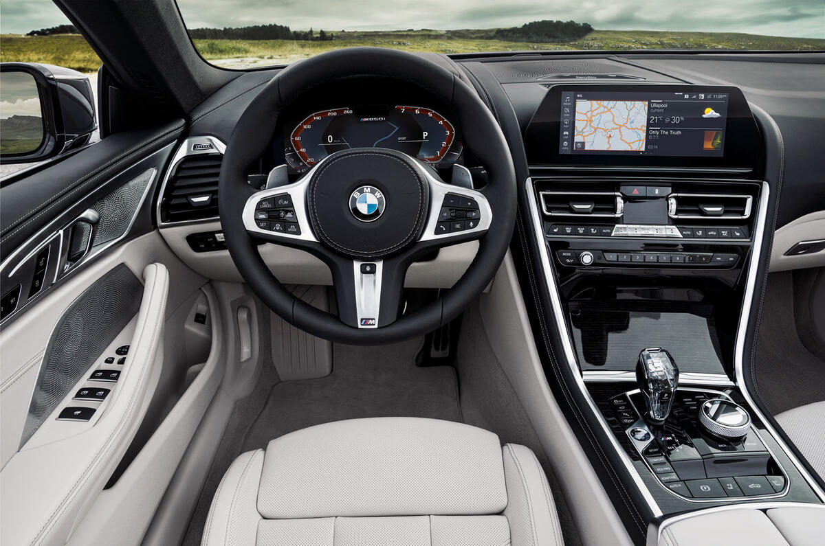 BMW 8 Series cabriolet 2018 official reveal - dashboard