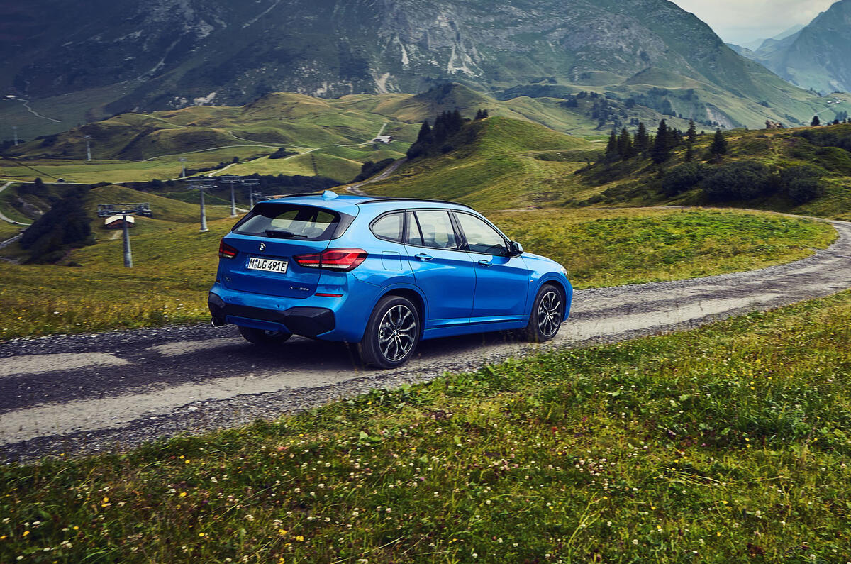 BMW X1 PHEV official press photos - on the road rear