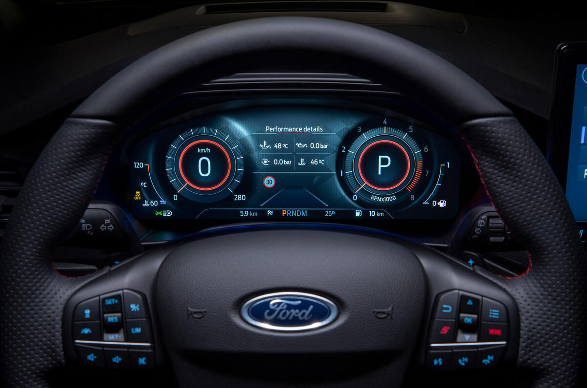 92 Ford Focus 2021 refresh official images ST instruments 92 Ford Focus 2021 refresh official images ST instruments