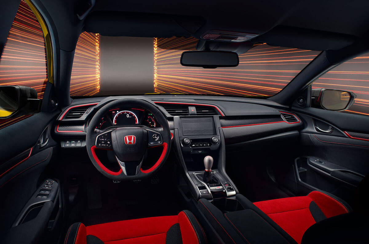 Honda Civic Type R limited edition 2020 official press photos - dashboard Honda Civic Type R limited edition 2020 official press photos - dashboard