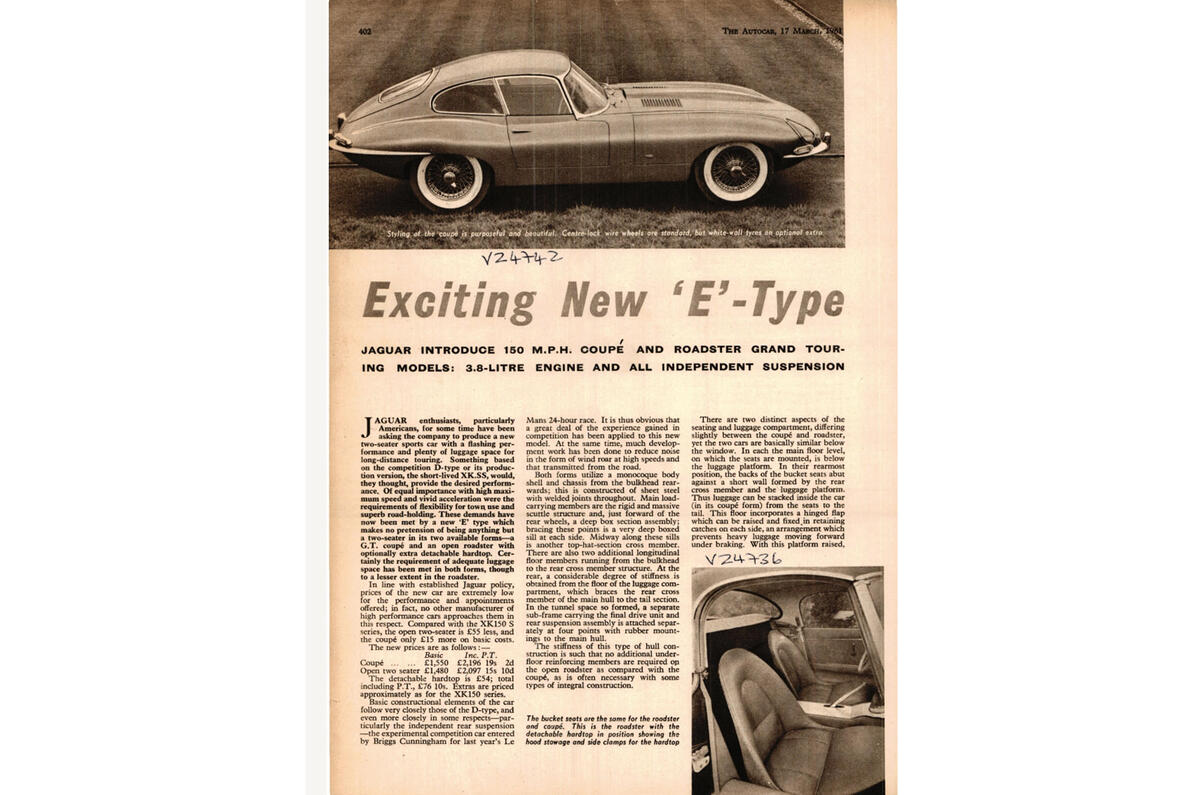 92 how Autocar made its mark feature e type reveal 92 how Autocar made its mark feature e type reveal