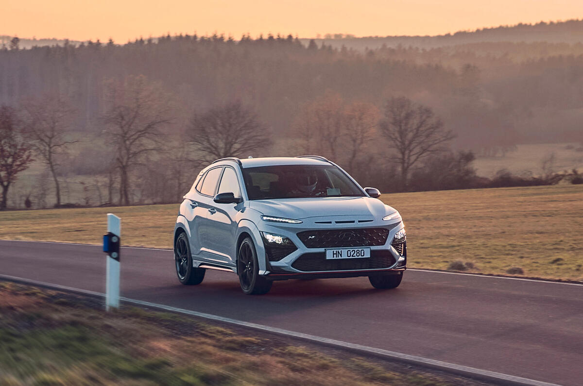 92 Hyundai Kona N official images road front