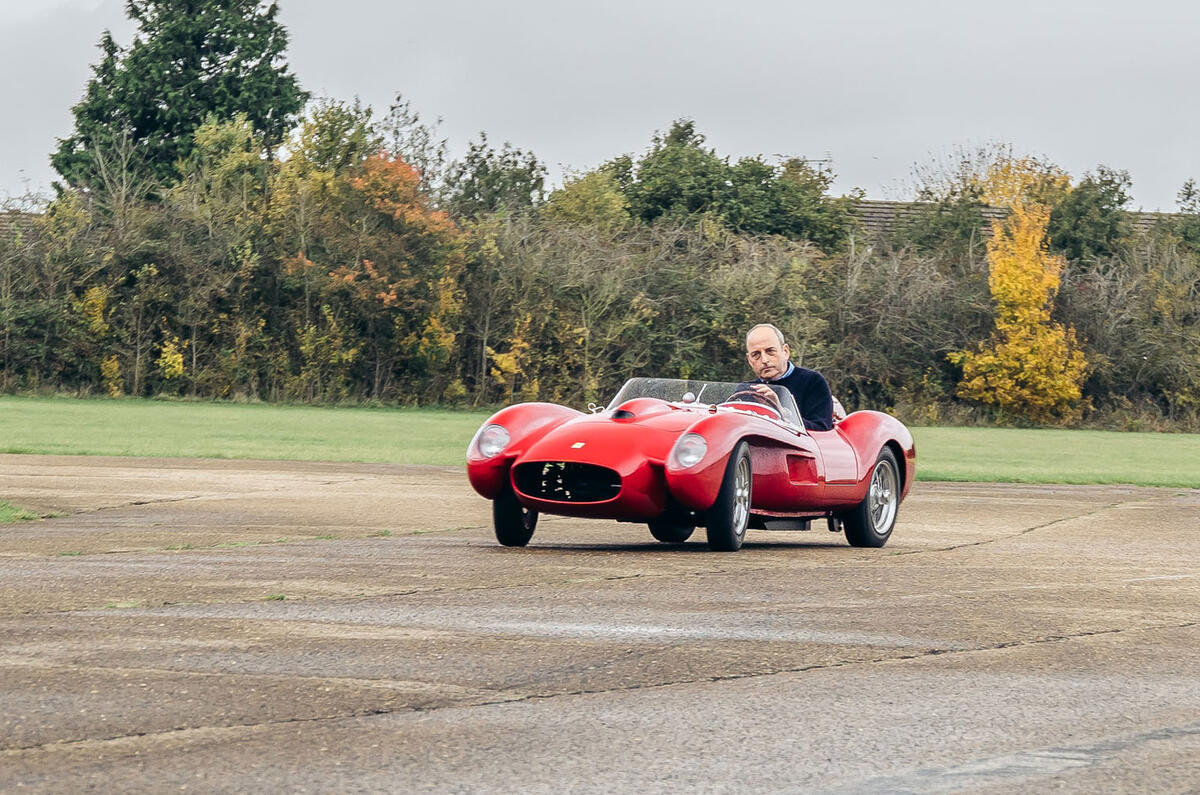 92 Little Car Company Testa Rossa drive cornering effort face