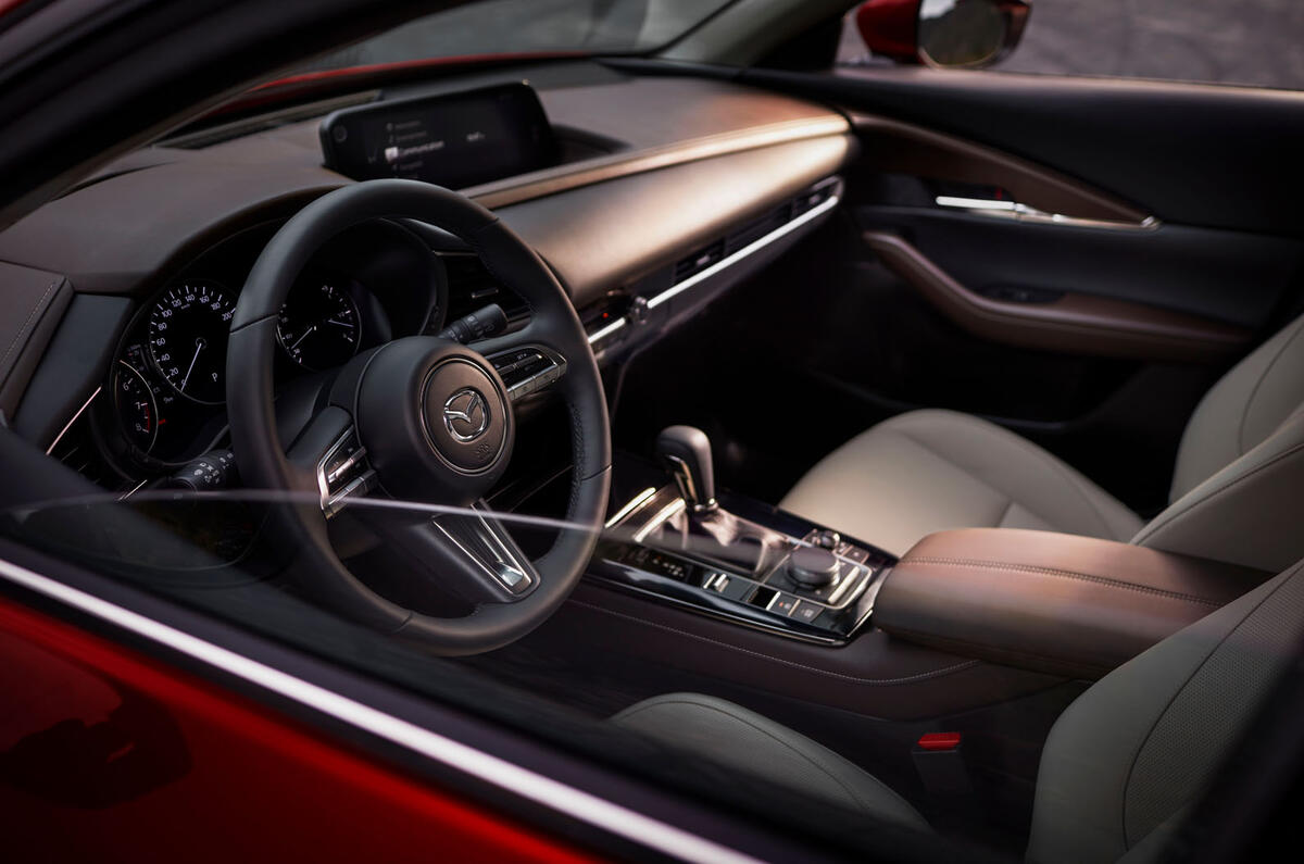Mazda CX-30 2019 Geneva motor show reveal - dashboard