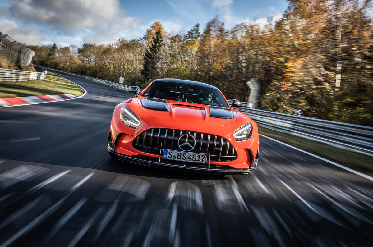 Mercedes-AMG GT Black Series Nurburgring record - nose Mercedes-AMG GT Black Series Nurburgring record - nose
