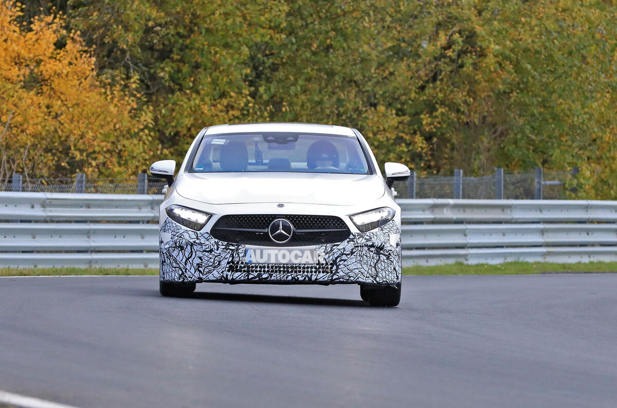 2021 Mercedes-Benz CLS spy photos - nose 2021 Mercedes-Benz CLS spy photos - nose
