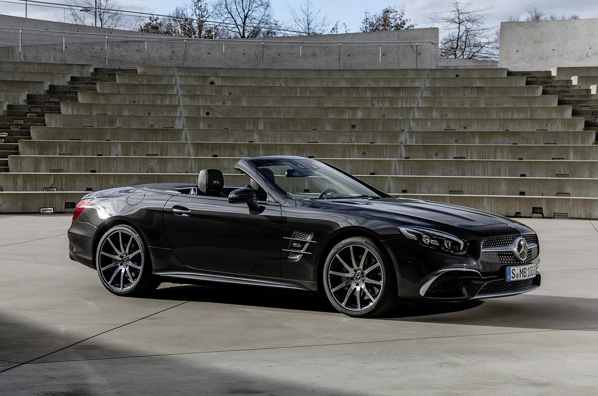 Mercedes SL Grand Edition official press - static right