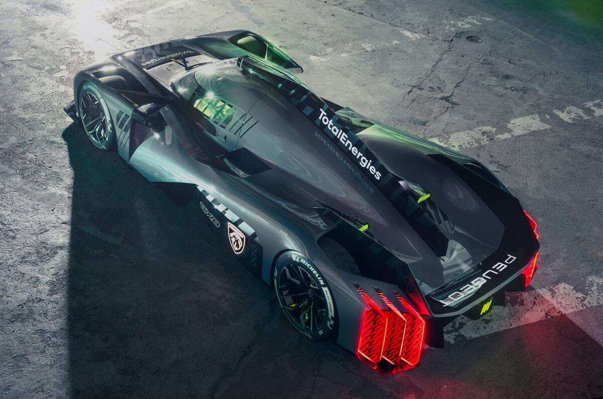 92 Peugeot Sport 9X8 2022 official reveal aerial