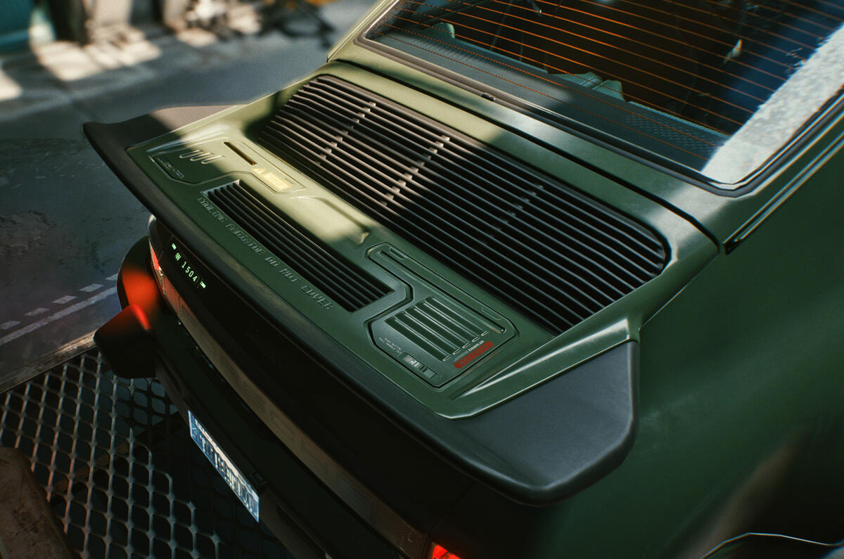 Porsche 911 Cyberpunk 2077 tie-in - spoiler Porsche 911 Cyberpunk 2077 tie-in - spoiler
