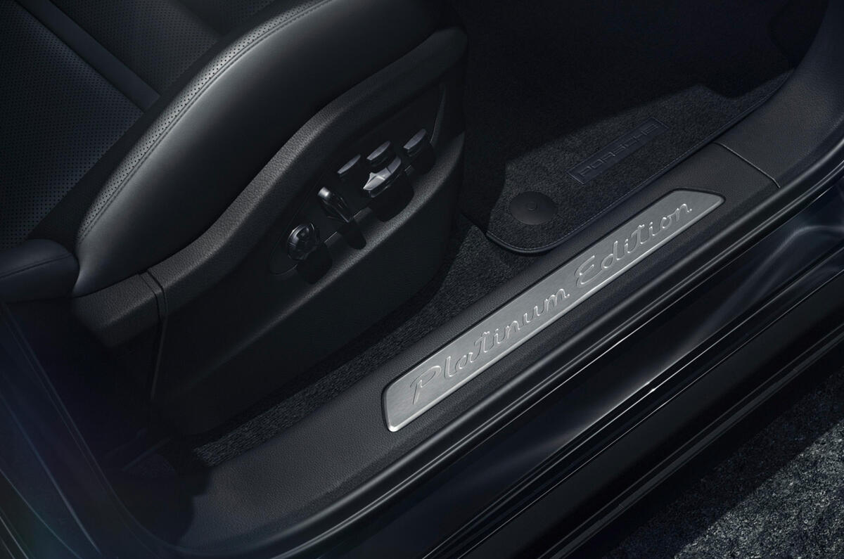 92 Porsche Cayenne platinum edition official kick plates 92 Porsche Cayenne platinum edition official kick plates