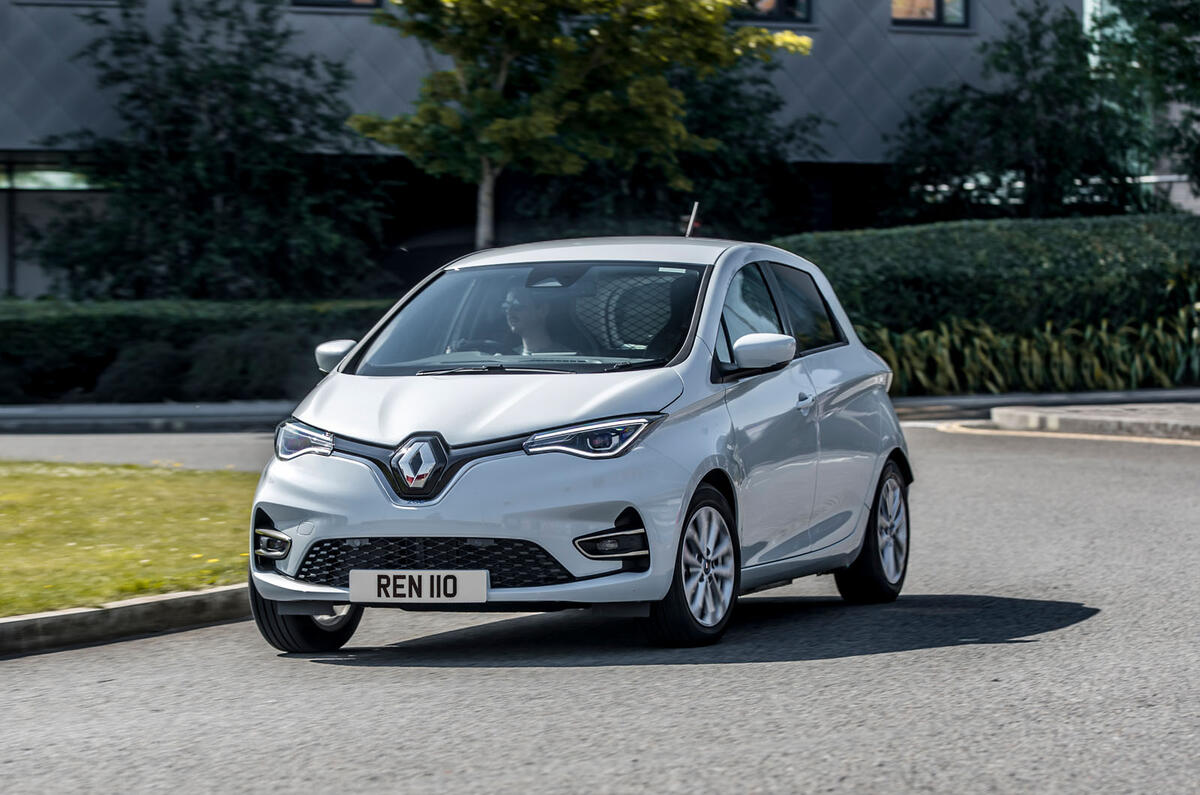 Renault Zoe van 2020 official images - cornering front Renault Zoe van 2020 official images - cornering front