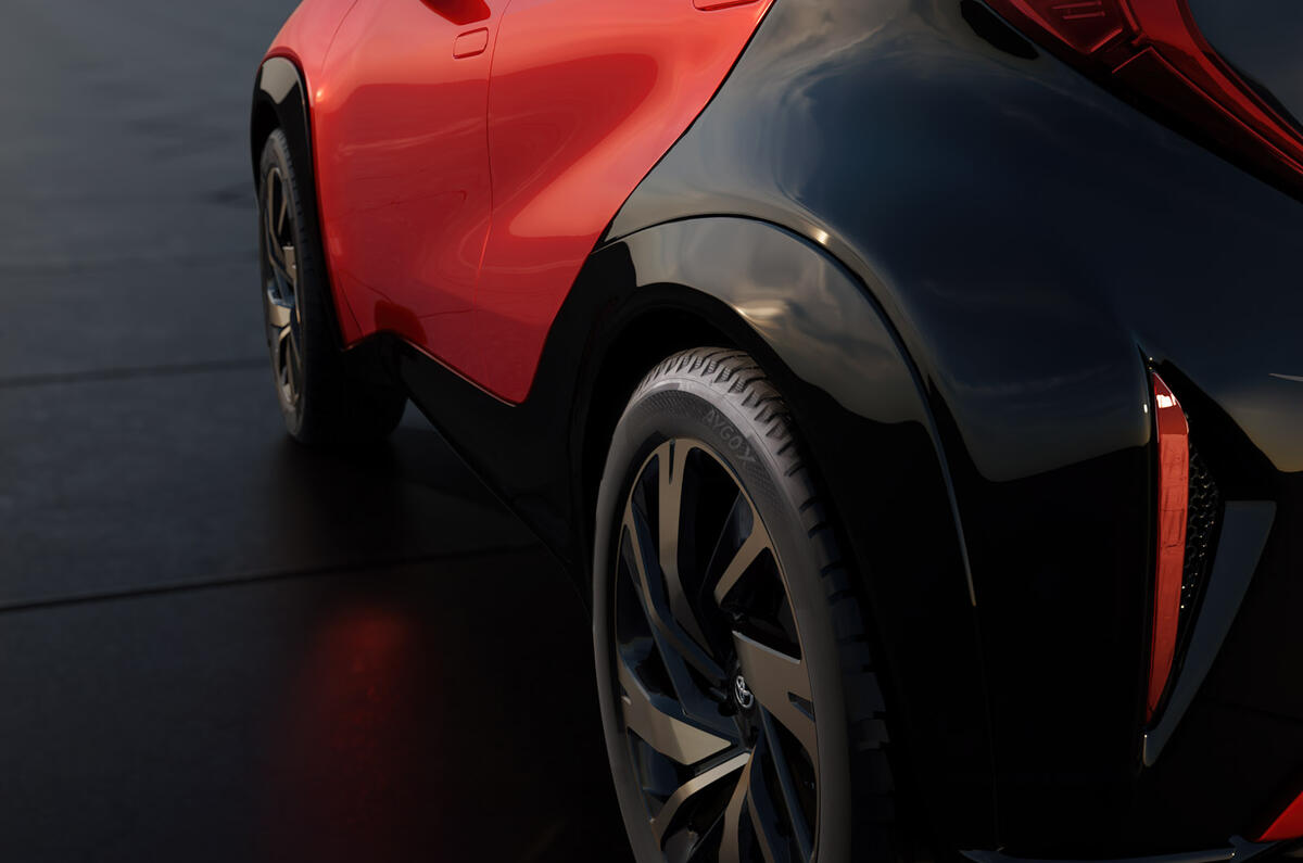92 Toyota Aygo X Prologue 2021 concept official images wheel arches 92 Toyota Aygo X Prologue 2021 concept official images wheel arches