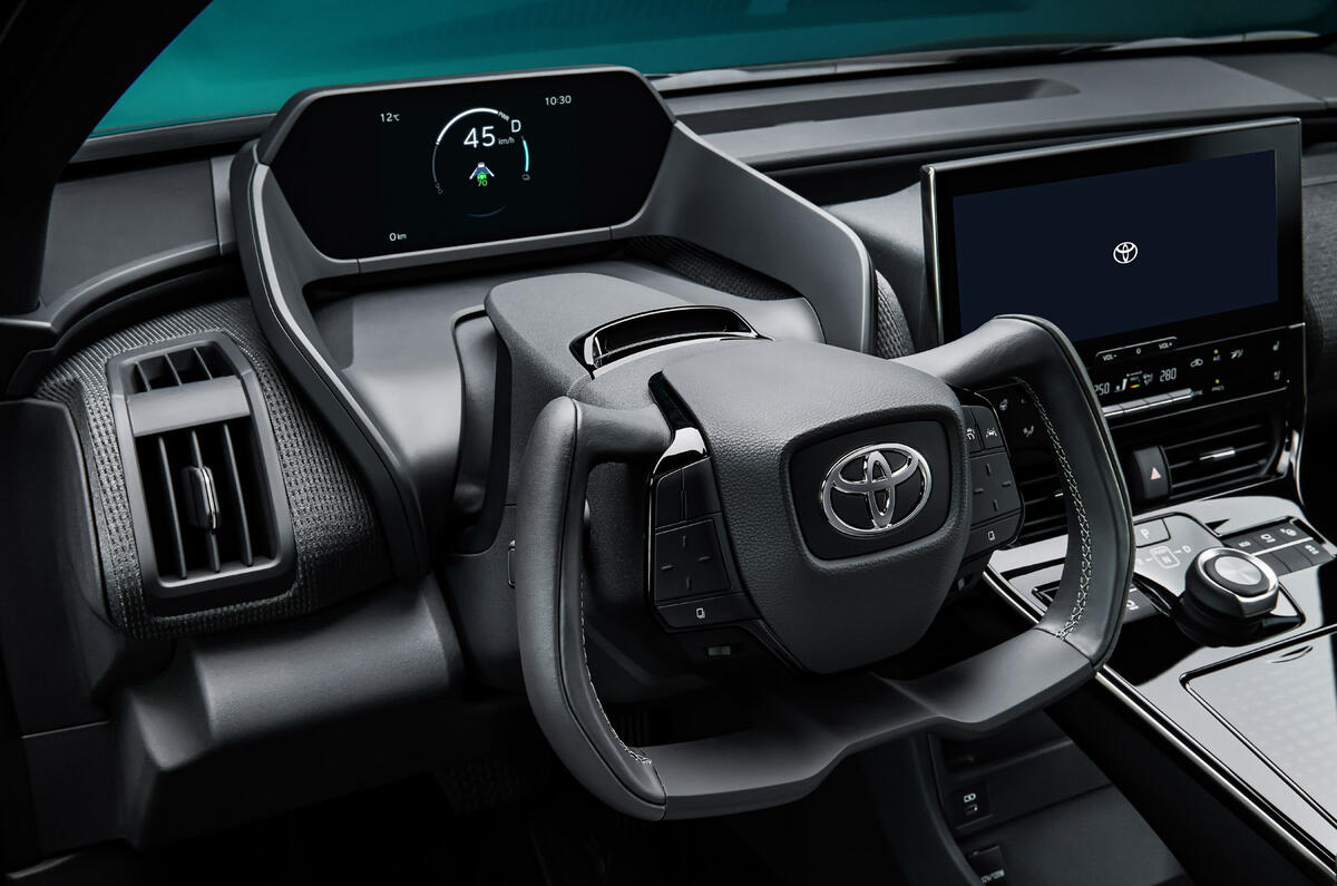 92 Toyota ZEV concept official reveal steering wheel 92 Toyota ZEV concept official reveal steering wheel