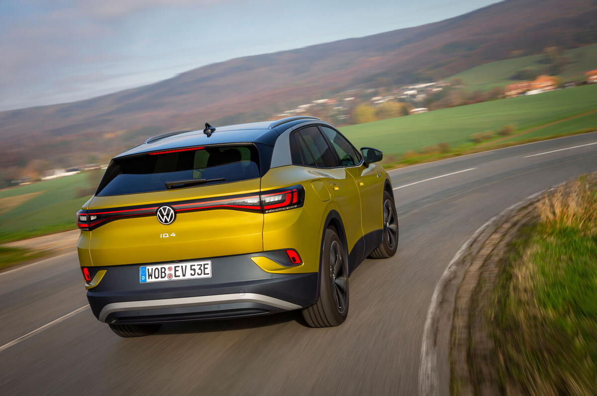 92 Volkswagen ID 4 1st edition official cornering rear 92 Volkswagen ID 4 1st edition official cornering rear