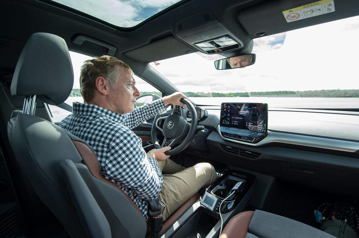 2021 Volkswagen ID 4 prototype drive - Greg Kable driving