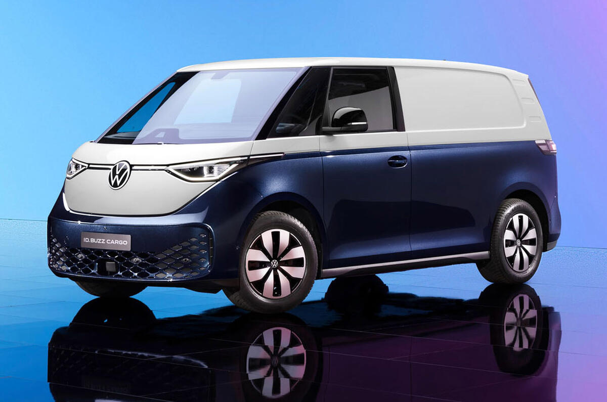 92 VW ID Buzz 2022 official reveal cargo front 92 VW ID Buzz 2022 official reveal cargo front