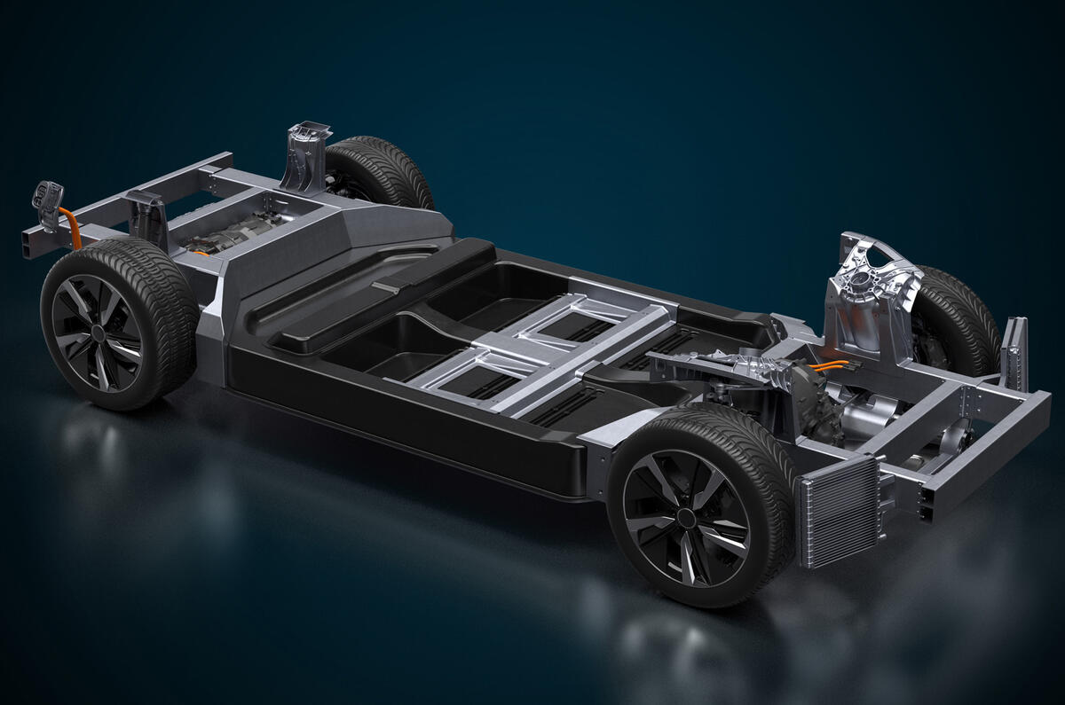 92 WAE Italdesign EV platform chassis 92 WAE Italdesign EV platform chassis