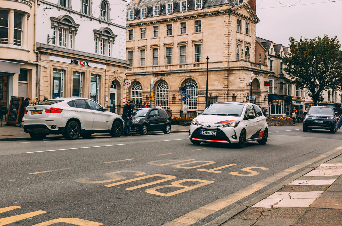 2019 Wales Rally GB preview in a Yaris GRMN - in town