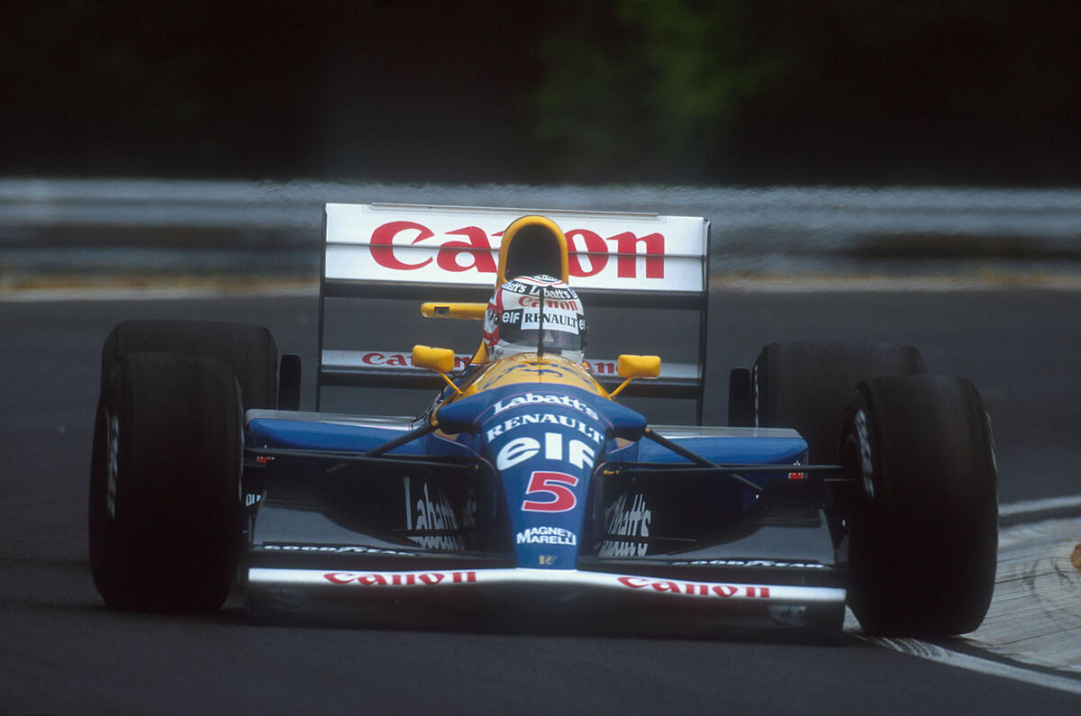 On This Day In 1992 Nigel Mansell Wins His First Formula