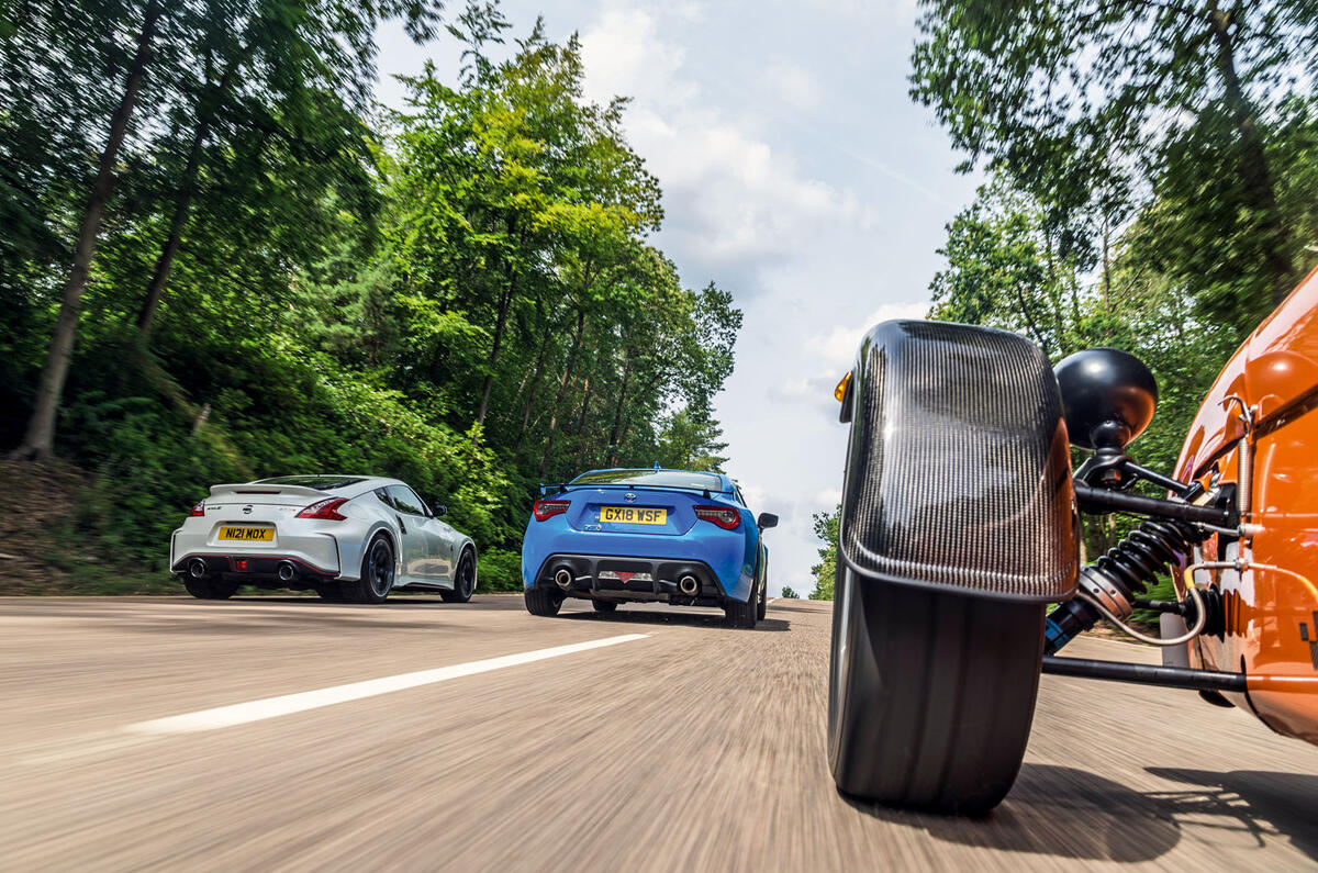 Naturally aspirated group test - Caterham, Toyota and Nissan