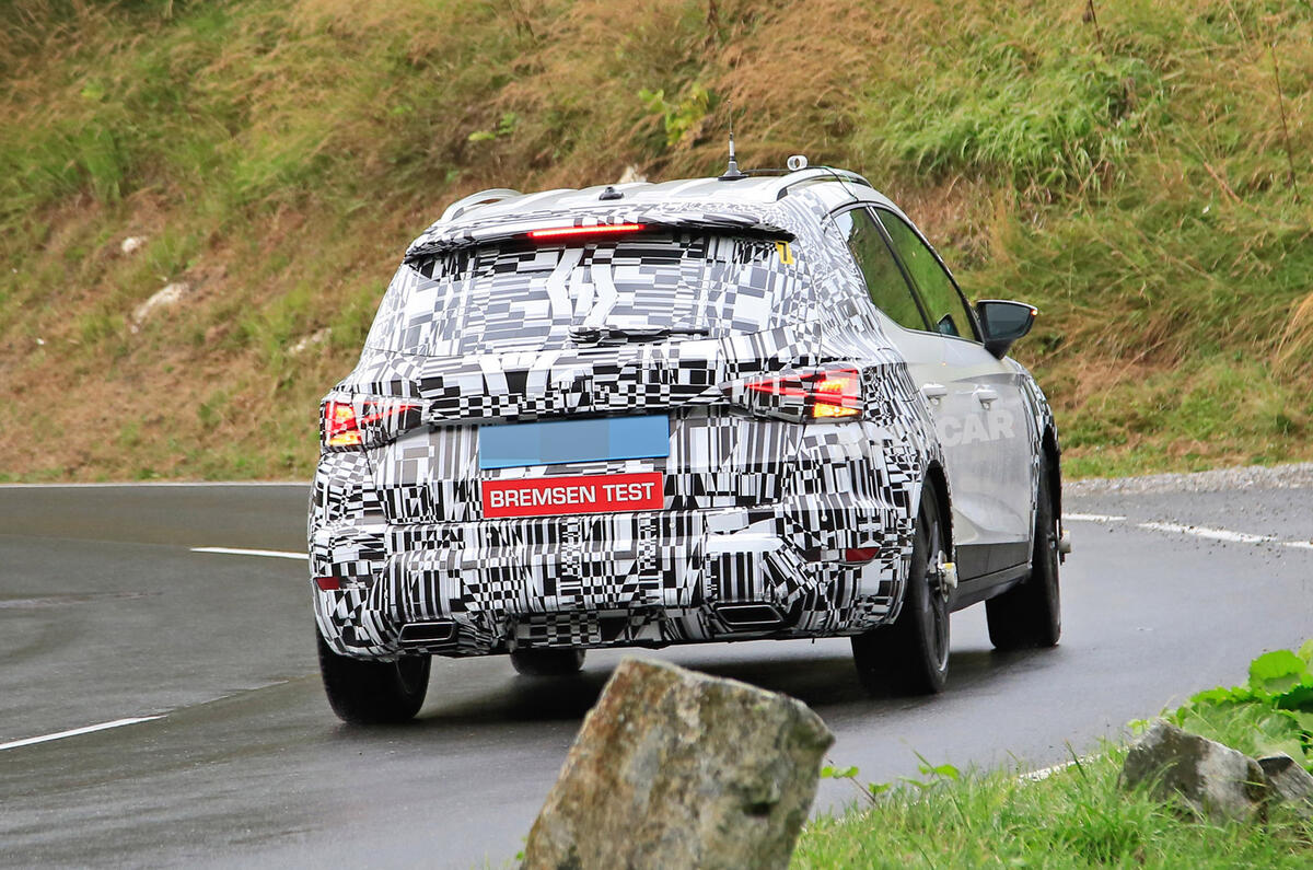 2022 Seat Arona spy images - on the road rear 2022 Seat Arona spy images - on the road rear