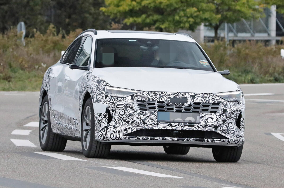 93 Audi E tron sportback 2022 facelift spies nose 93 Audi E tron sportback 2022 facelift spies nose