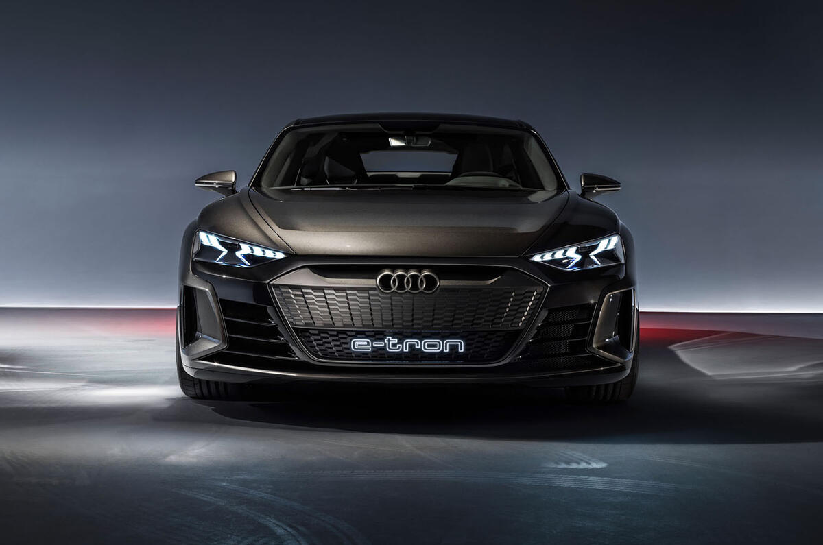 Audi E-tron GT concept static front