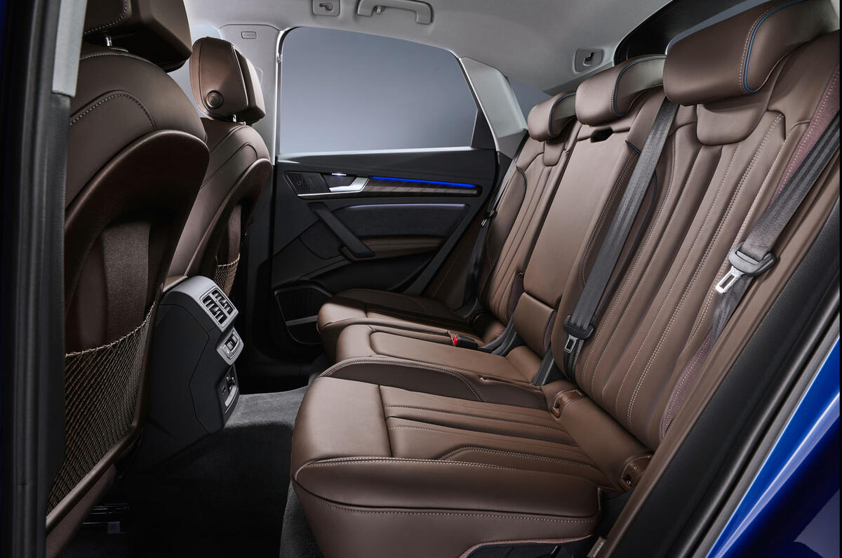 Audi Q5 Sportback 2020 official images - rear seats Audi Q5 Sportback 2020 official images - rear seats