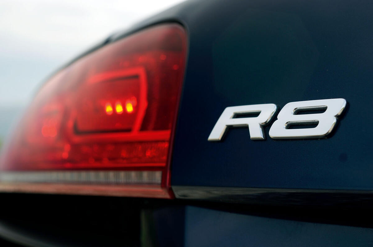 93 Audi R8 used buying guide 2022 rear badge 93 Audi R8 used buying guide 2022 rear badge