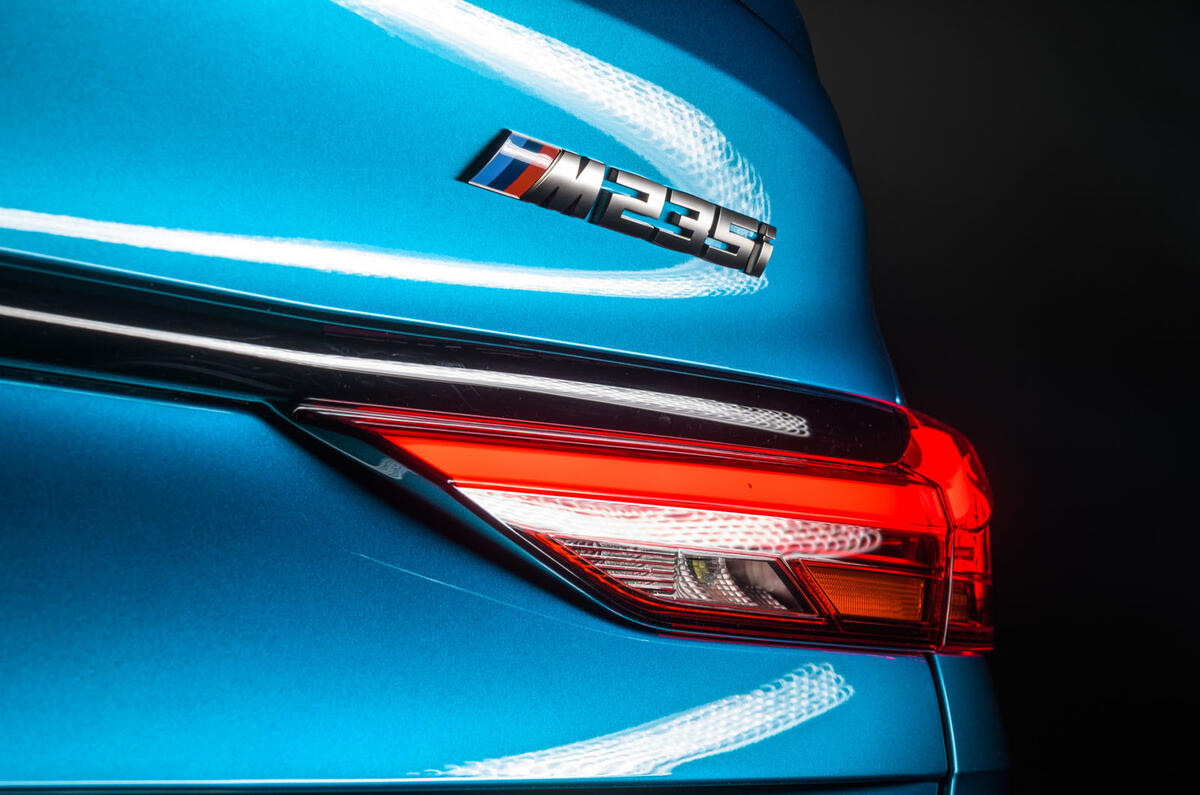 BMW 2 Series Gran Coupé studio reveal - rear badge